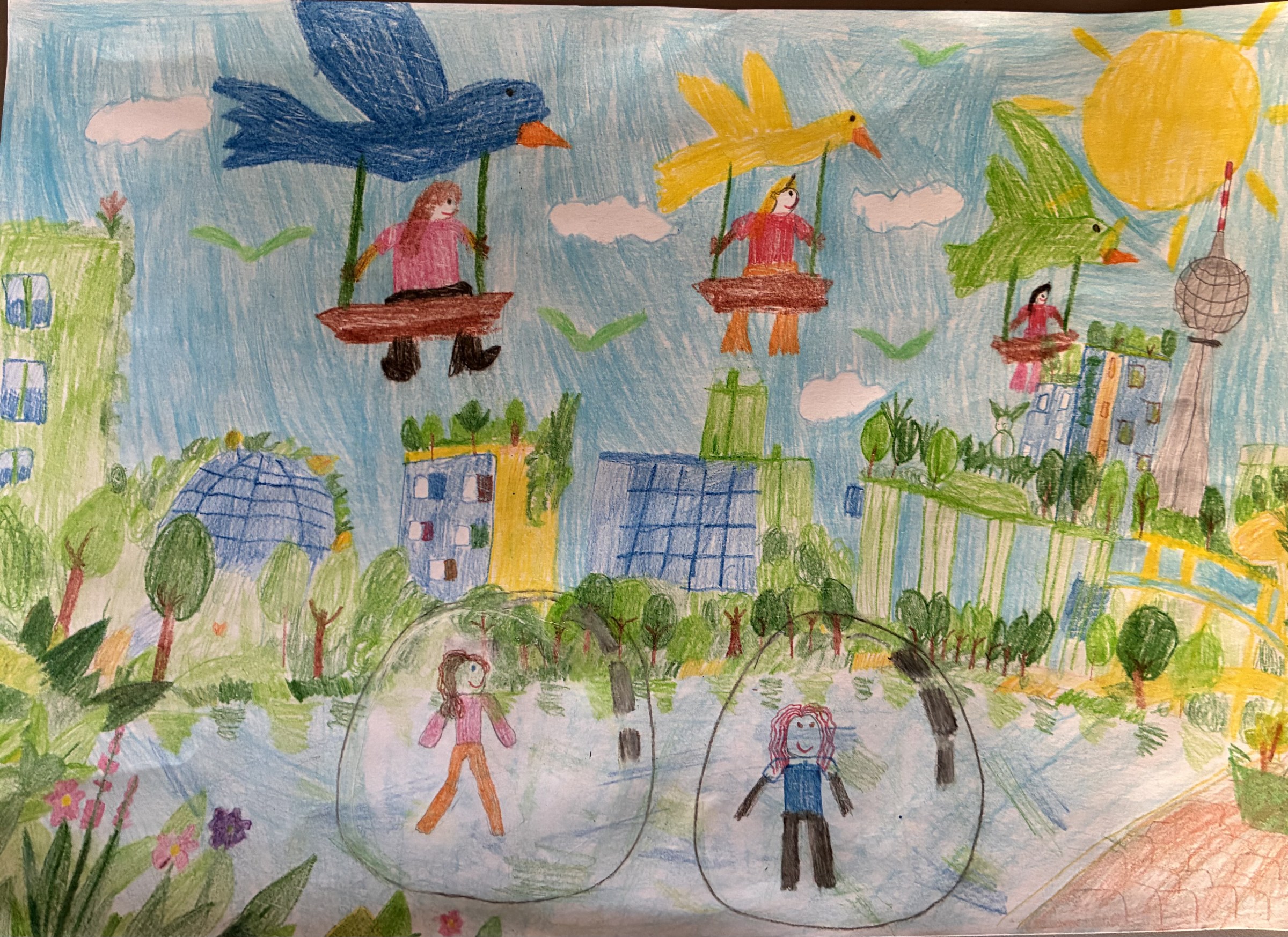 Die Stadt der fliegenden Träume von Emilia