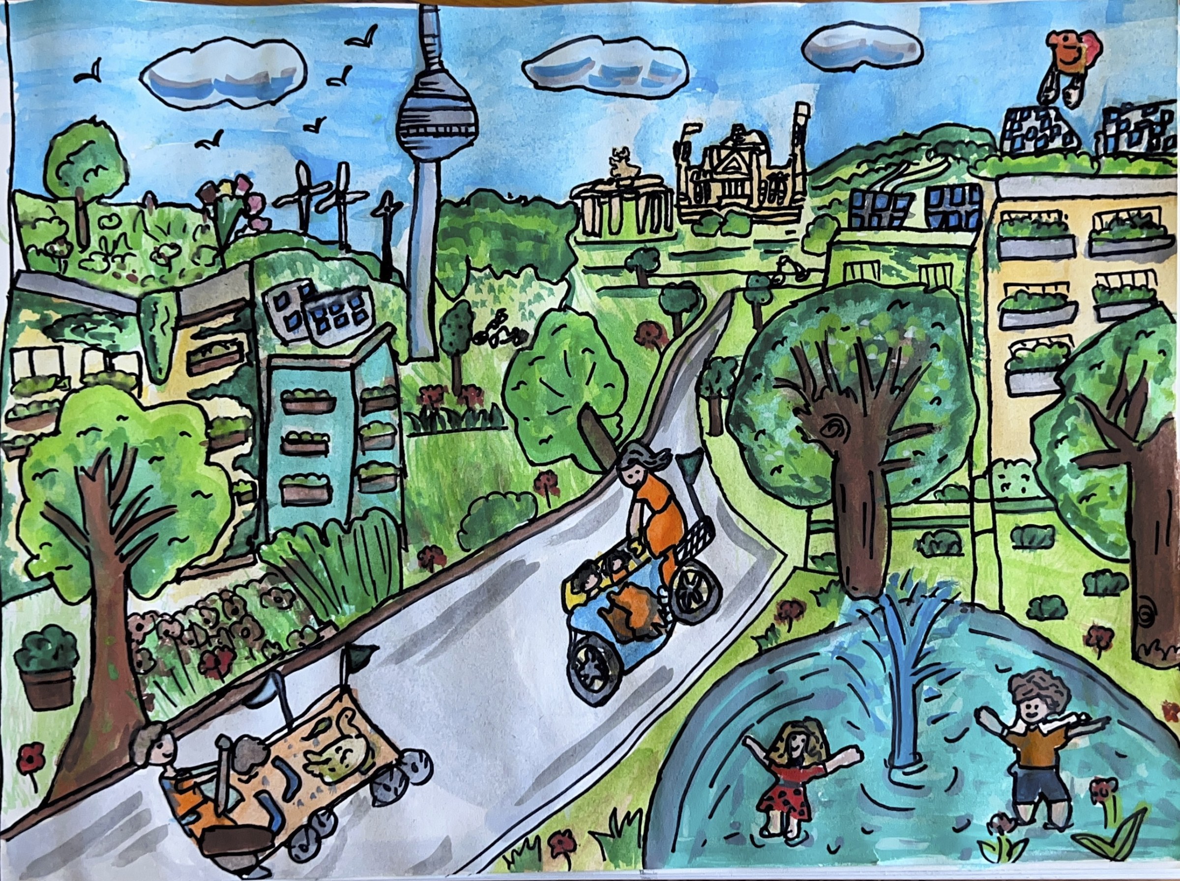Mein grünes, sauberes Berlin von Hriday Choudhary